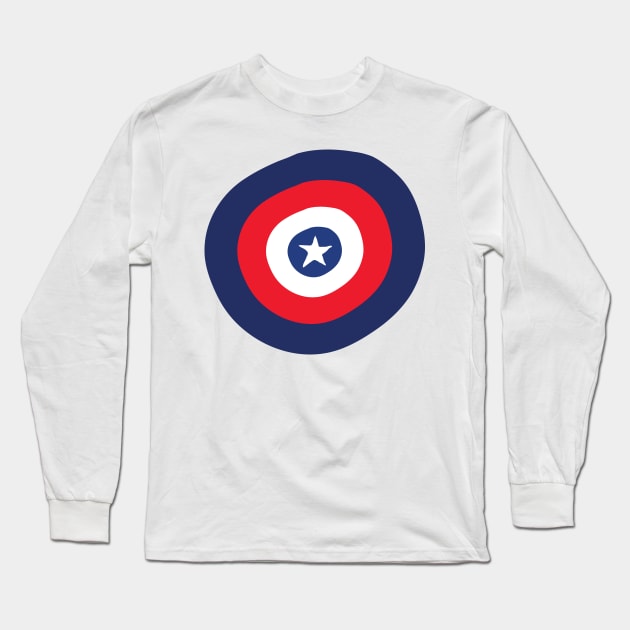 Superhero Logo Long Sleeve T-Shirt by nickemporium1